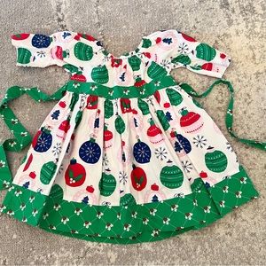 Eleanor Rose Ornament Christmas Dress